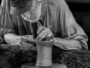 Potters Hands - Photo by David McCary