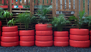 red tires - Photo by John Parisi