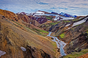 Salon 2nd: River through Rhyolite Mountains by John McGarry