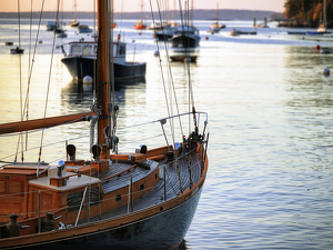 Class B HM: Rockport Maine Sailboat by Robert McCue