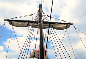 Sail In Dock - Photo by Charles Hall