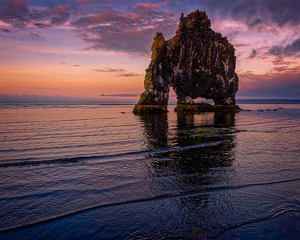 Sea Stack at Sunset - Photo by John McGarry