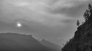 Smoky Skies in Glacier National Park - Photo by Nancy Schumann