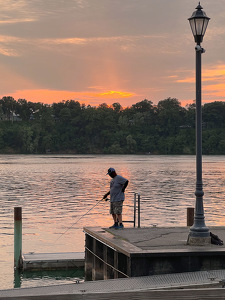 Solo Fishing - Photo by Pamela Carter