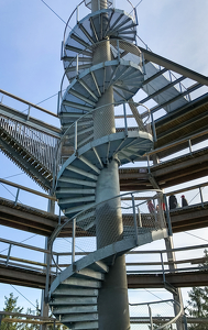 Spiral Staircase - Photo by Louis Arthur Norton