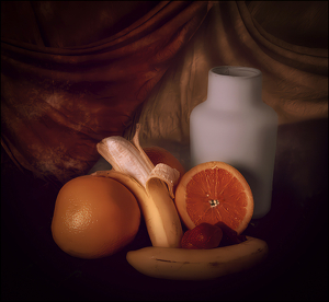 Still life with fruit salad - Photo by David Robbins