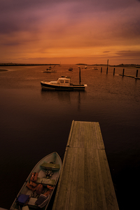 Sunrise at Camp Ellis - Maine - Photo by Arthur McMannus