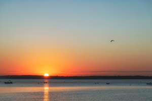 Class B 2nd: Sunrise at Lincolnville Beach, Maine by Robert McCue