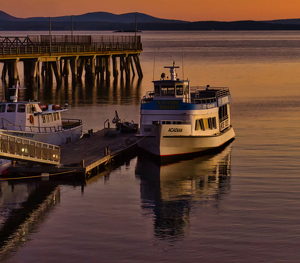 Sunrise on the Pier - Photo by Alene Galin