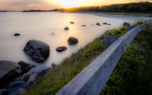 Sunset at Nobska Beach - Photo by Mark Tegtmeier