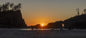 Sunset at Olympic National Park - Photo by Nancy Schumann