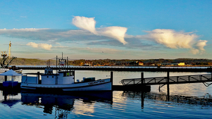 Sunset in Newport Oregon - Photo by John Clancy