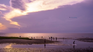 Sunset on Cape Cod Bay - Photo by Arthur McMannus