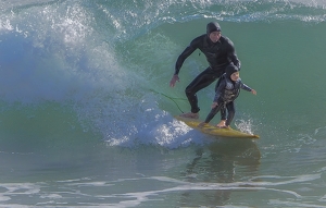 Class B 2nd: Surfing School for Toddlers by Quyen Phan