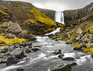 Svodufoss Waterfall, Iceland - Photo by Eric Wolfe