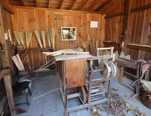 Sweeping Up Old Sturbridge Village - Photo by Harold Grimes