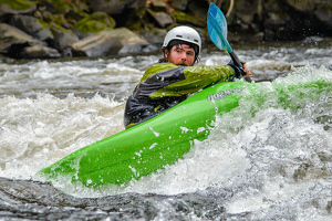 Tariffville Gorge kayaker - Photo by Bill Payne