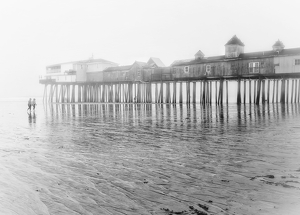 Class A 2nd: The Pier in Morning Fog by Dolores Brown