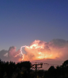 Two kinds of Electricity - Photo by Cheryl Picard