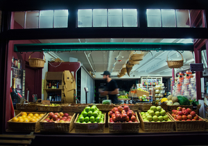 vegies at night - Photo by John Parisi