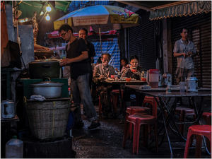 Very Back Street Dinning, Hong Kong by Frank Zaremba, MNEC