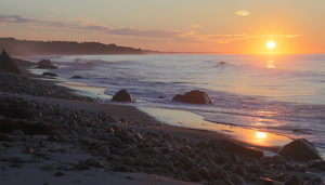 Class A 2nd: Vineyard Beach Sunrise by Bill Latournes