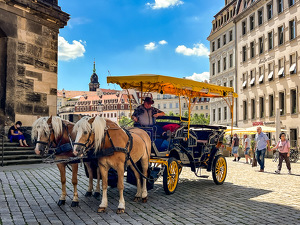 Class B 2nd: Waiting for a Fare in Dresden by Pamela Carter