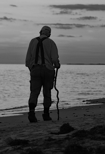 Class A HM: Walking The Beach At Sunset by Bill Latournes