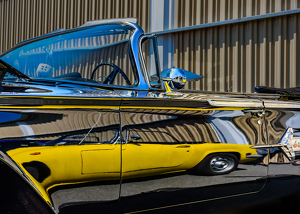 Yellow Car Reflected - Photo by Frank Zaremba MNEC