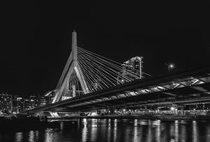 Zakim Bridge in Boston by Lorraine Cosgrove